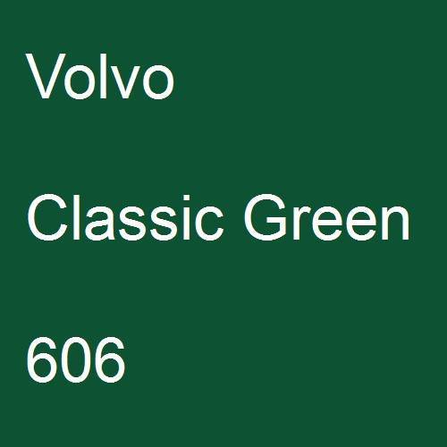 Volvo, Classic Green, 606.